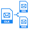 Windows OLK to EML and MSG Conversion