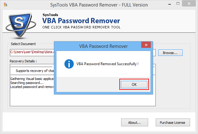 bypass vba password access