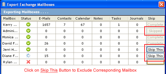 Sucessful Exporting of Files